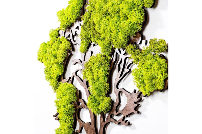 Tree 2 Canvasbillede - Grøn/Brun - Boligtilbehør - Billeder & kunst - Billeder på lærred