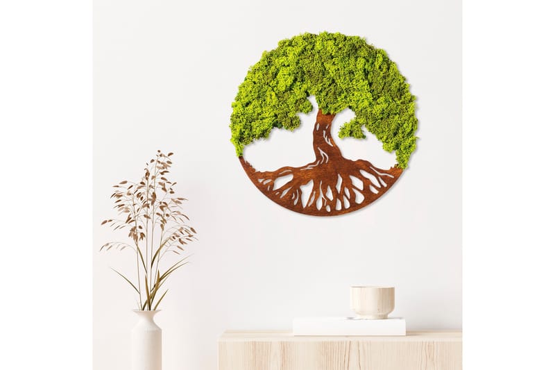 Tree Of Life 3 Canvasbillede - 44x44 cm - Boligtilbehør - Billeder & kunst - Billeder på lærred