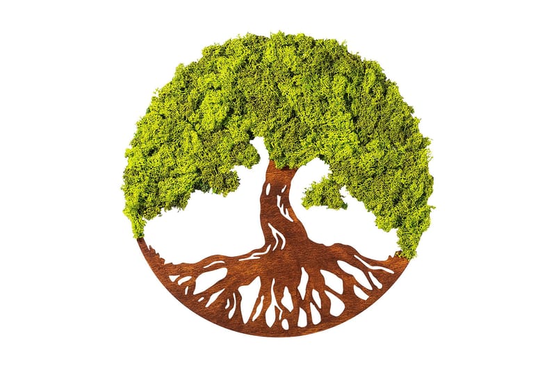 Tree Of Life 3 Canvasbillede, 44x44 cm