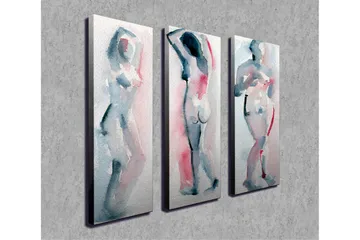 Vægdekoration Canvas Maleri 3 Dele - Boligtilbehør - Billeder & kunst - Billeder på lærred