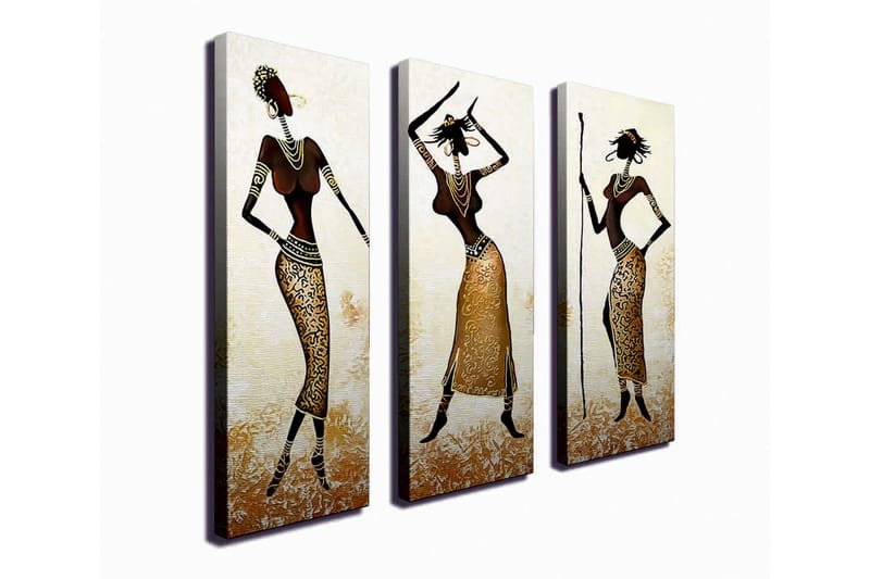 Vægdekoration Canvas Maleri 3 Dele, undefined