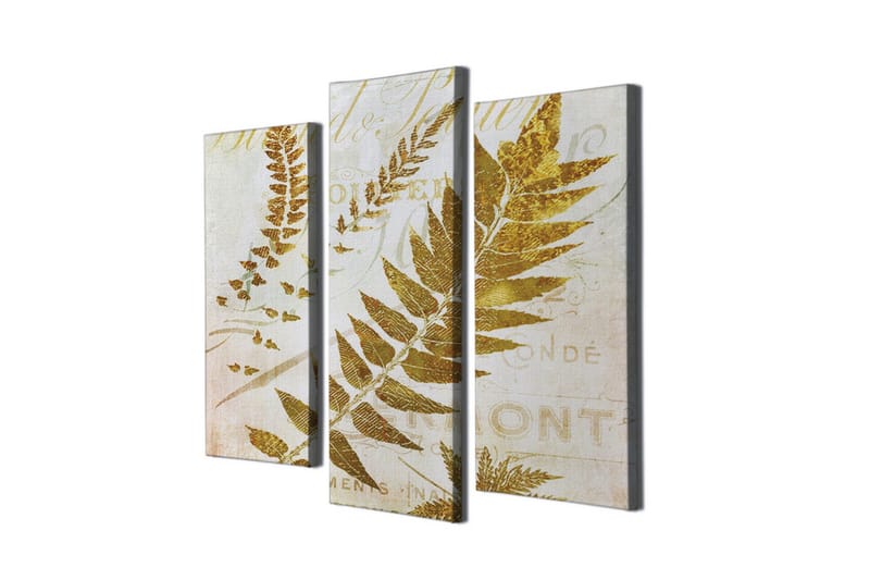 Vægdekoration Canvas Maleri 3 Dele, undefined