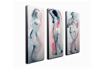 Vægdekoration Canvas Maleri 3 Dele - Boligtilbehør - Billeder & kunst - Billeder på lærred