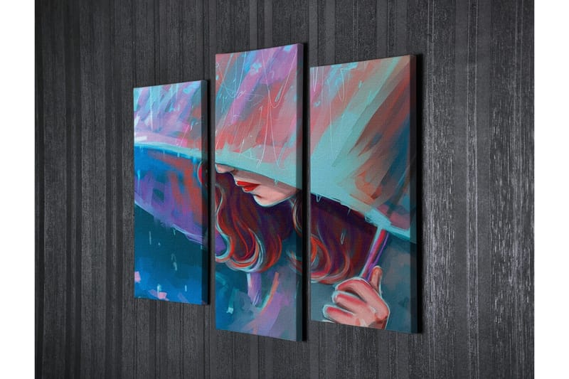 Vægdekoration Canvas Maleri 3 Dele - Boligtilbehør - Billeder & kunst - Billeder på lærred