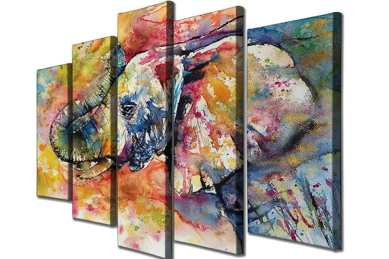 Vægdekoration Canvas Maleri 5 Dele, undefined