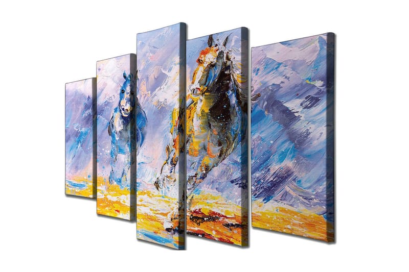 Vægdekoration Canvas Maleri 5 Dele, undefined