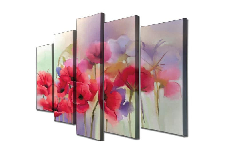 Vægdekoration Canvas Maleri 5 Dele, undefined