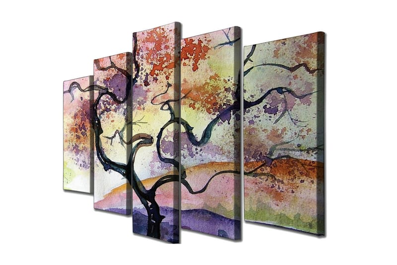 Vægdekoration Canvas Maleri 5 Dele, undefined