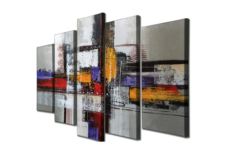 Vægdekoration Canvas Maleri 5 Dele, undefined