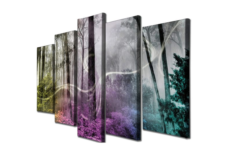 Vægdekoration Canvas Maleri 5 Dele, undefined