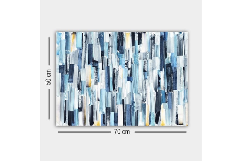 Vægdekoration Kanvas Bract Abstract - 70x50 cm - Boligtilbehør - Billeder & kunst - Billeder på lærred