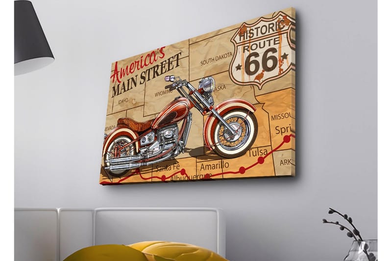 Vægdekoration LED-belysning Canvas Maleri - Boligtilbehør - Billeder & kunst - Billeder på lærred