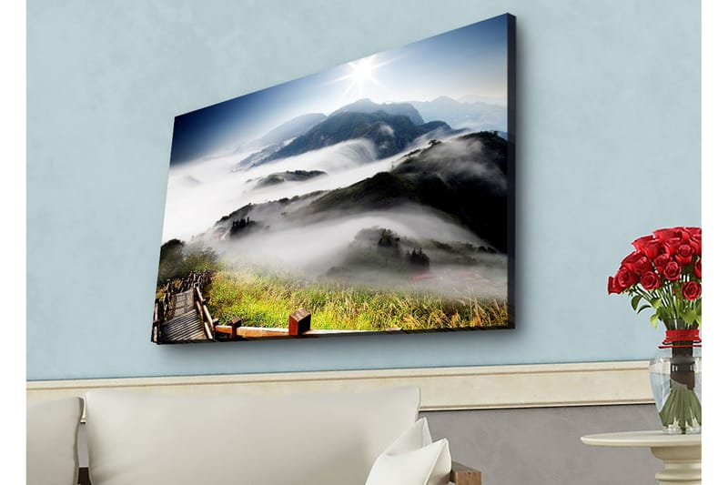 Vægdekoration LED-belysning Canvas Maleri - Boligtilbehør - Billeder & kunst - Billeder på lærred