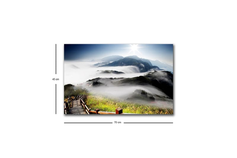 Vægdekoration LED-belysning Canvas Maleri - Boligtilbehør - Billeder & kunst - Billeder på lærred