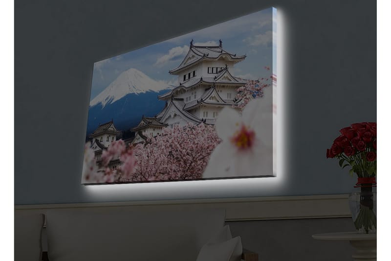 Vægdekoration LED-belysning Canvas Maleri - Boligtilbehør - Billeder & kunst - Billeder på lærred