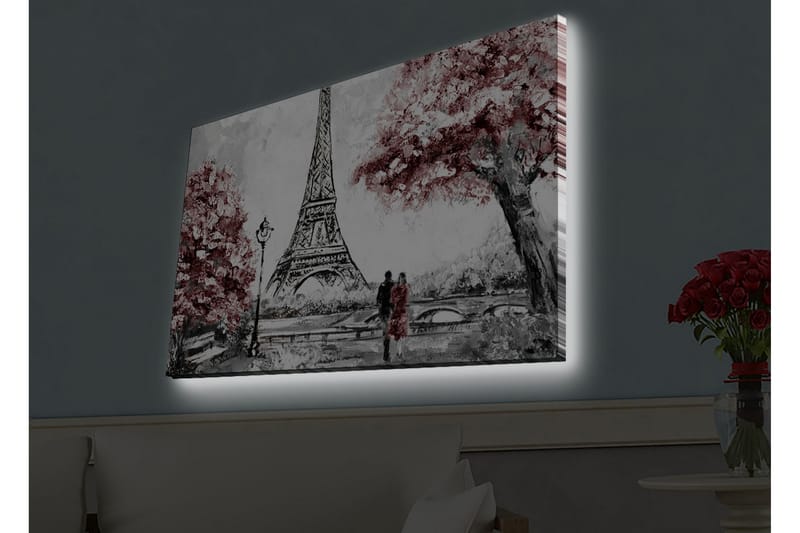 Vægdekoration LED-belysning Canvas Maleri - Boligtilbehør - Billeder & kunst - Billeder på lærred
