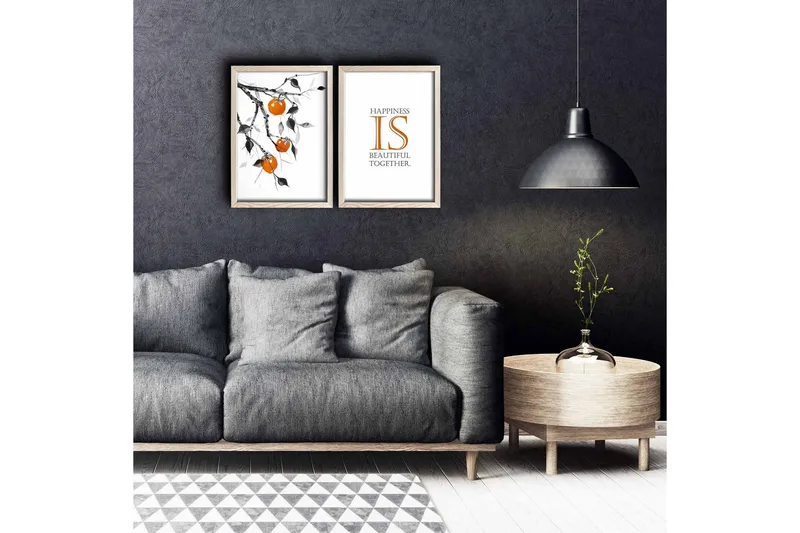 Vægdekoration MDF Maleri 2 Dele, undefined