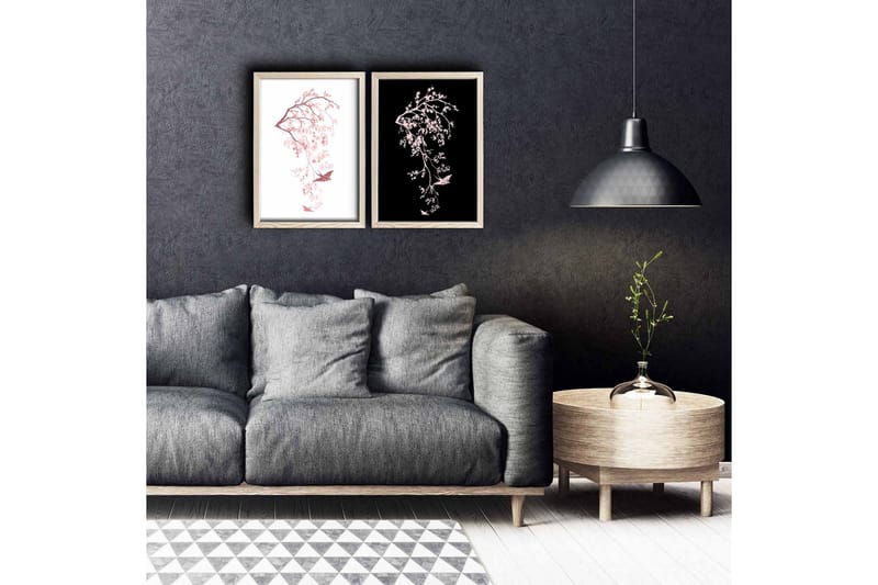 Vægdekoration MDF Maleri 2 Dele, undefined