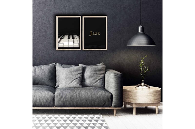 Vægdekoration MDF Maleri 2 Dele, undefined