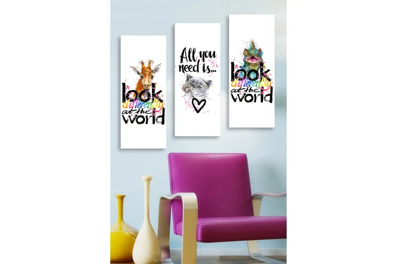 Vægdekoration MDF Maleri, undefined