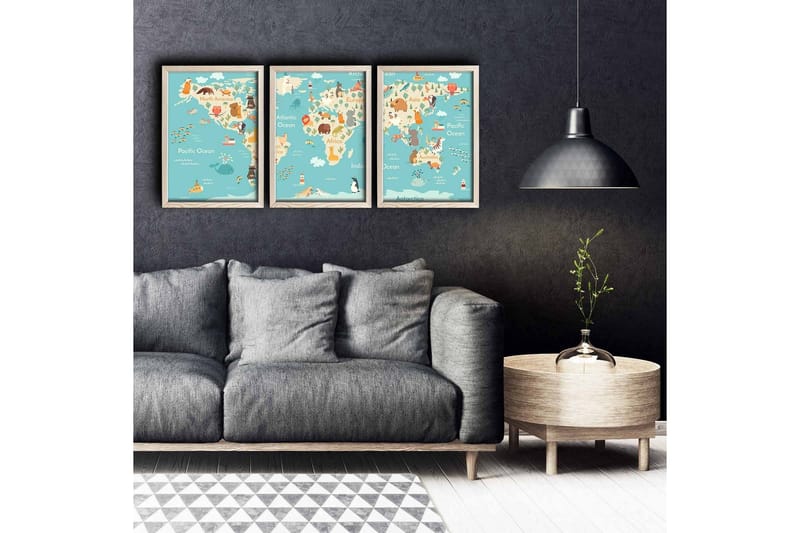 Vægdekoration MDF Maleri, undefined