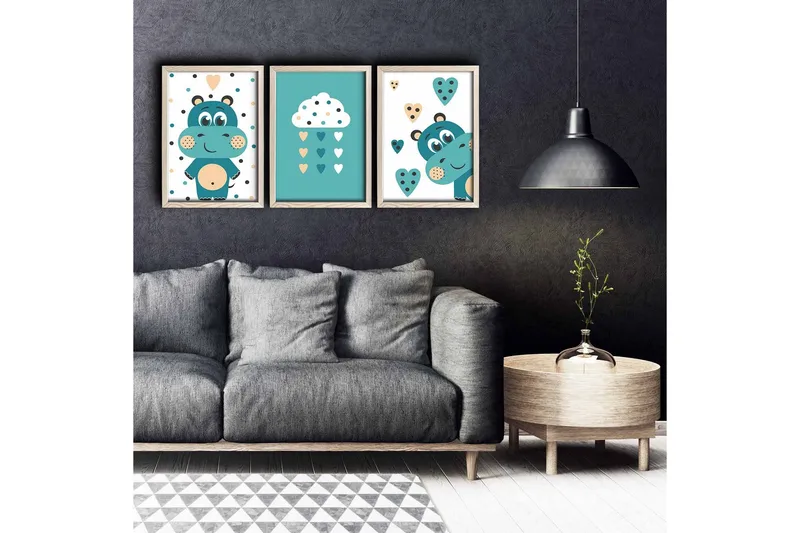 Vægdekoration MDF Maleri, undefined