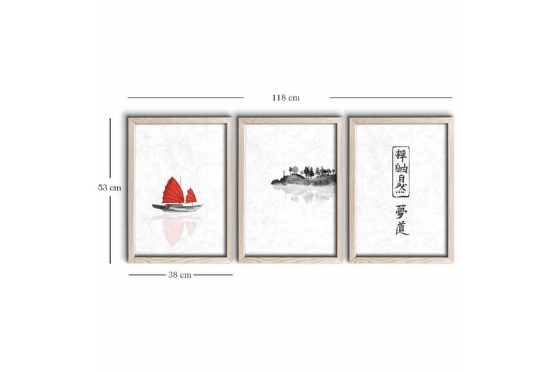 Vægdekoration MDF Maleri - Boligtilbehør - Billeder & kunst - Billeder på lærred