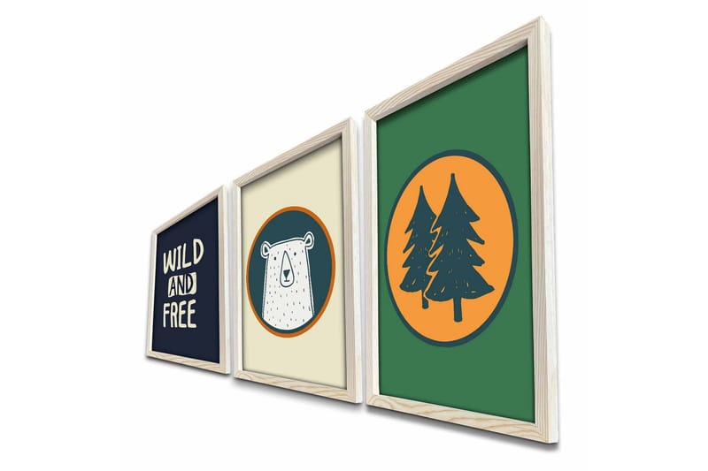 Vægdekoration MDF Maleri - Boligtilbehør - Billeder & kunst - Billeder på lærred