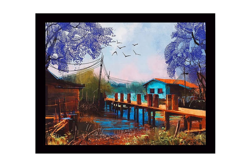 Vægdekoration MDF Maleri, undefined