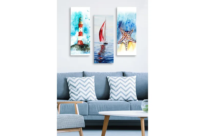 Vægdekoration MDF Maleri, undefined