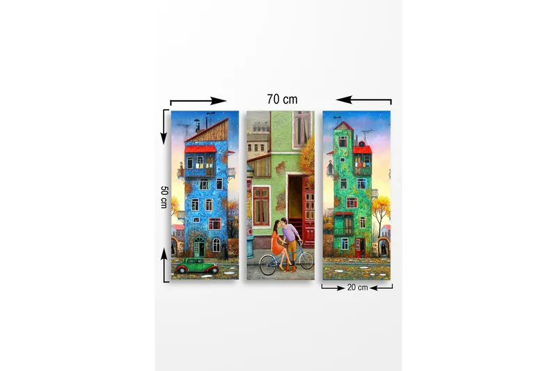 Vægdekoration MDF Maleri - Boligtilbehør - Billeder & kunst - Billeder på lærred