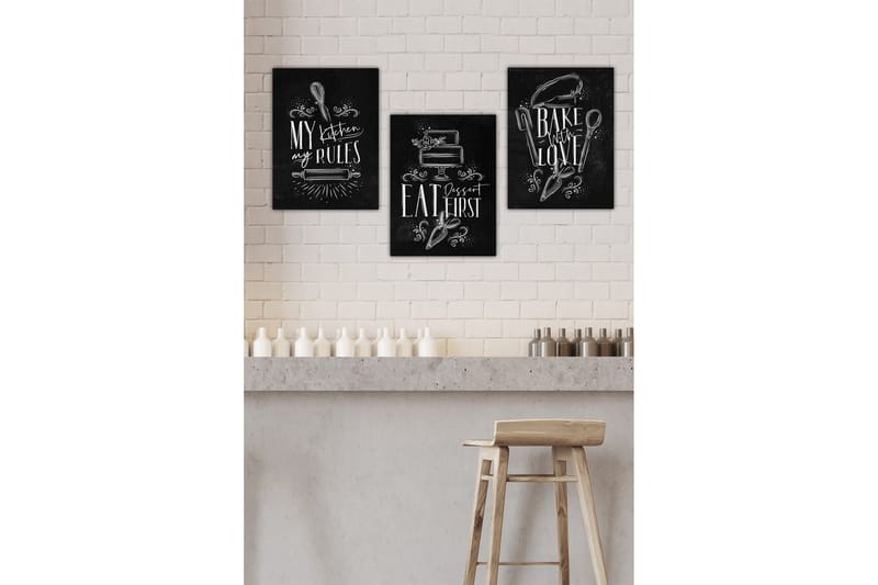 Vægdekoration MDF Maleri, undefined