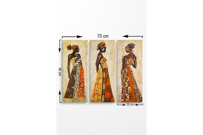 Vægdekoration MDF Maleri - Boligtilbehør - Billeder & kunst - Billeder på lærred