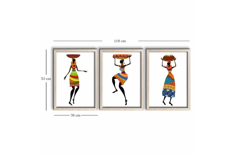 Vægdekoration MDF Maleri - Boligtilbehør - Billeder & kunst - Billeder på lærred