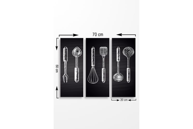 Vægdekoration MDF Maleri - Boligtilbehør - Billeder & kunst - Billeder på lærred