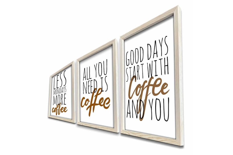 Vægdekoration MDF Maleri - Boligtilbehør - Billeder & kunst - Billeder på lærred