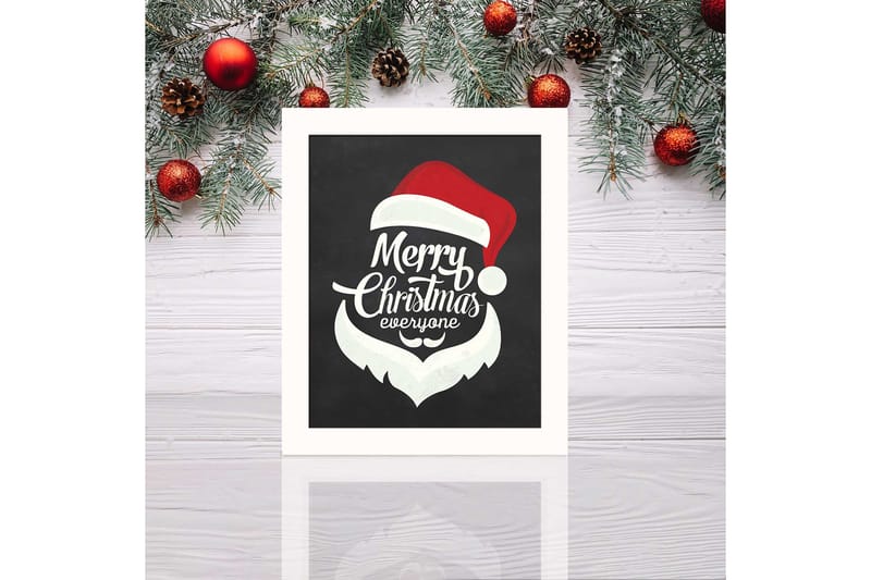 Decorative Framed MDF Painting 23,5x28,5, undefined