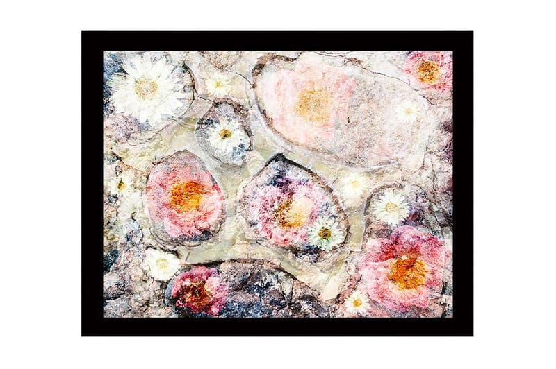 Dekorativ Indrammet MDF-maleri 41x56 cm - Flerfarvet - Boligtilbehør - Billeder & kunst