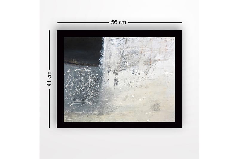 Dekorativ Indrammet MDF-maleri 41x56 cm - Flerfarvet - Boligtilbehør - Billeder & kunst