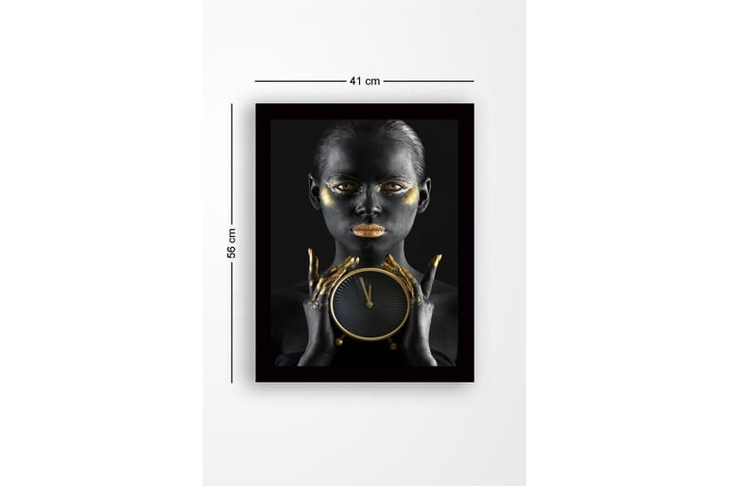 Dekorativ Indrammet MDF-maleri 41x56 cm - Flerfarvet - Boligtilbehør - Billeder & kunst