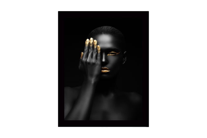 Dekorativ Indrammet MDF-maleri 41x56 cm, Flerfarvet