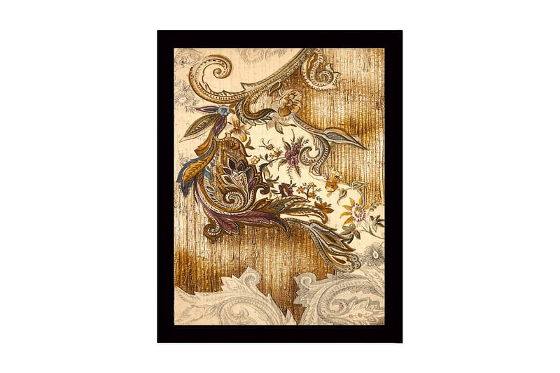 Dekorativ Indrammet MDF-maleri 41x56 cm, Flerfarvet