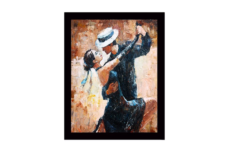 Dekorativ Indrammet MDF-maleri 41x56 cm, Flerfarvet