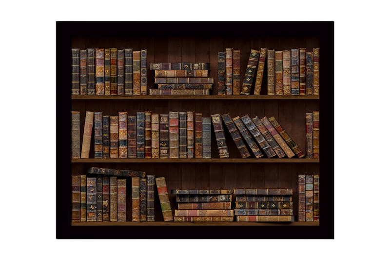 Dekorativ Indrammet MDF-maleri 41x56 cm, Flerfarvet