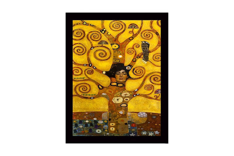 Dekorativ Indrammet MDF-maleri 41x56 cm, Flerfarvet