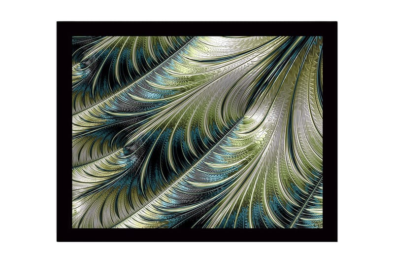 Dekorativ Indrammet MDF-maleri 41x56 cm, Flerfarvet
