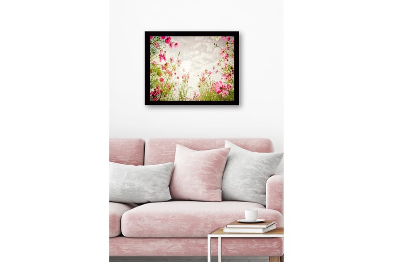 Dekorativ Indrammet MDF-maleri 41x56 cm - Flerfarvet - Boligtilbehør - Billeder & kunst