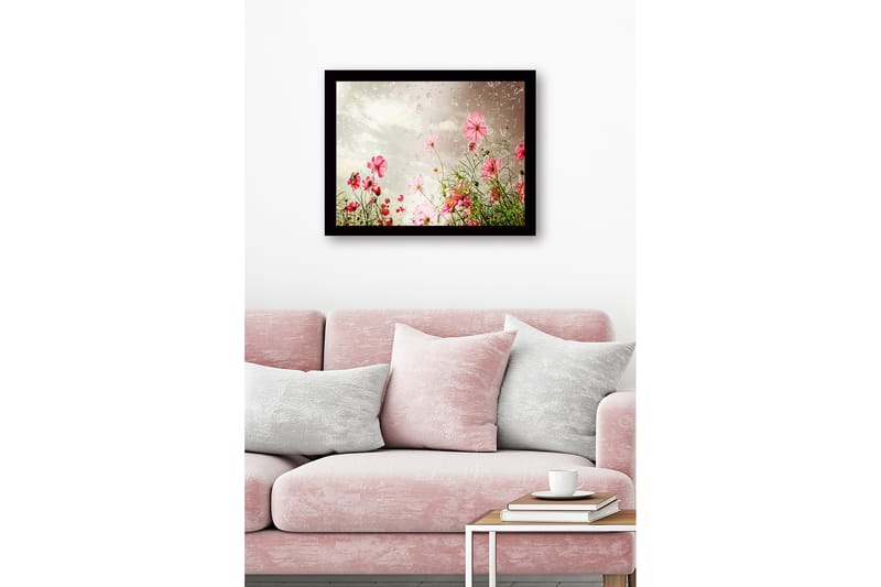 Dekorativ Indrammet MDF-maleri 41x56 cm - Flerfarvet - Boligtilbehør - Billeder & kunst