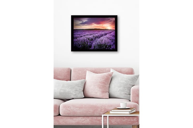 Dekorativ Indrammet MDF-maleri 41x56 cm - Flerfarvet - Boligtilbehør - Billeder & kunst