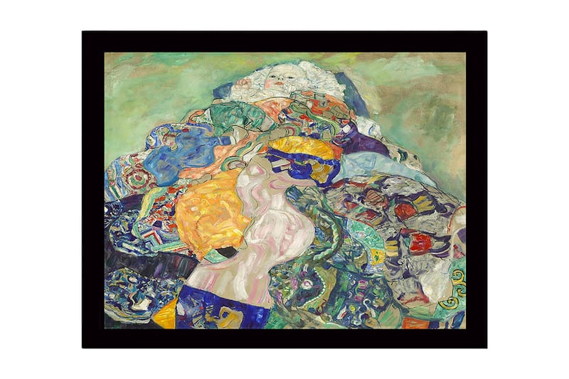 Dekorativ Indrammet MDF-maleri 41x56 cm - Flerfarvet - Boligtilbehør - Billeder & kunst